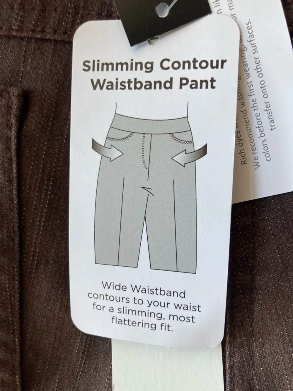 Ruby Rd ankle pant slimming contour waistband pant 24W - Picture 5 of 17